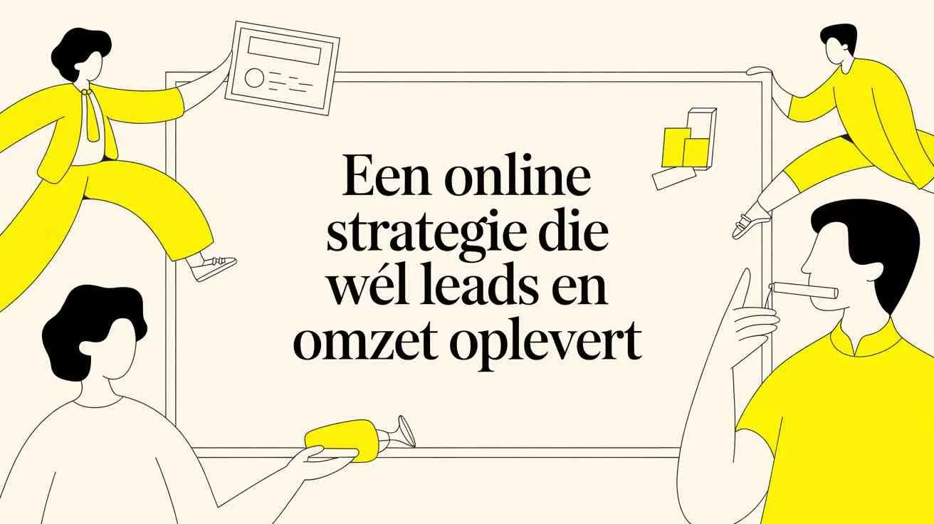 Een online strategie die wél klanten en omzet oplevert