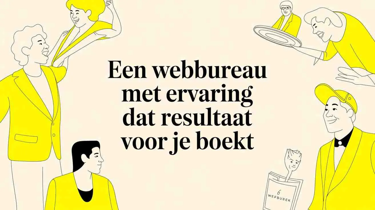 Een webbureau met ervaring dat resultaat voor je boekt