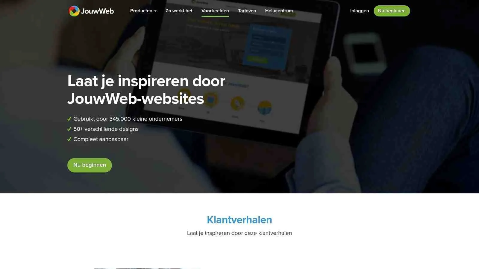 JouwWeb voorbeelden