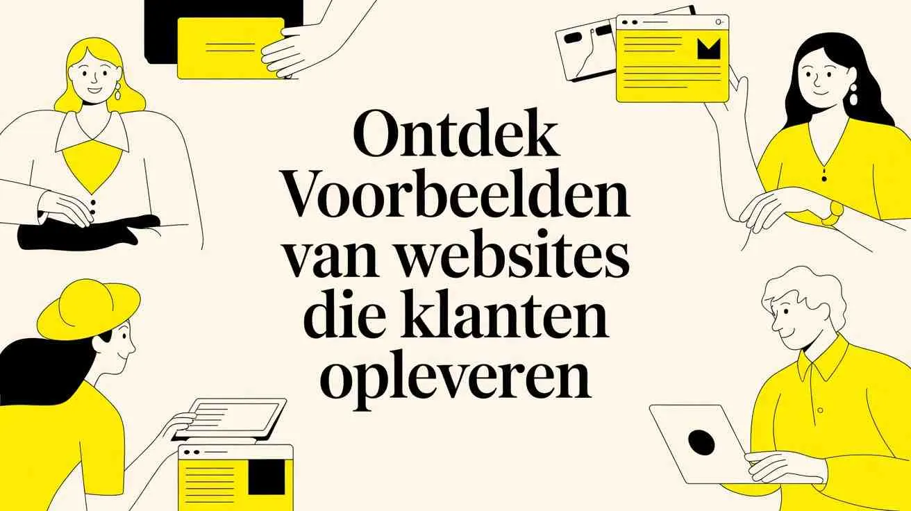 Ontdek voorbeelden van websites die klanten opleveren