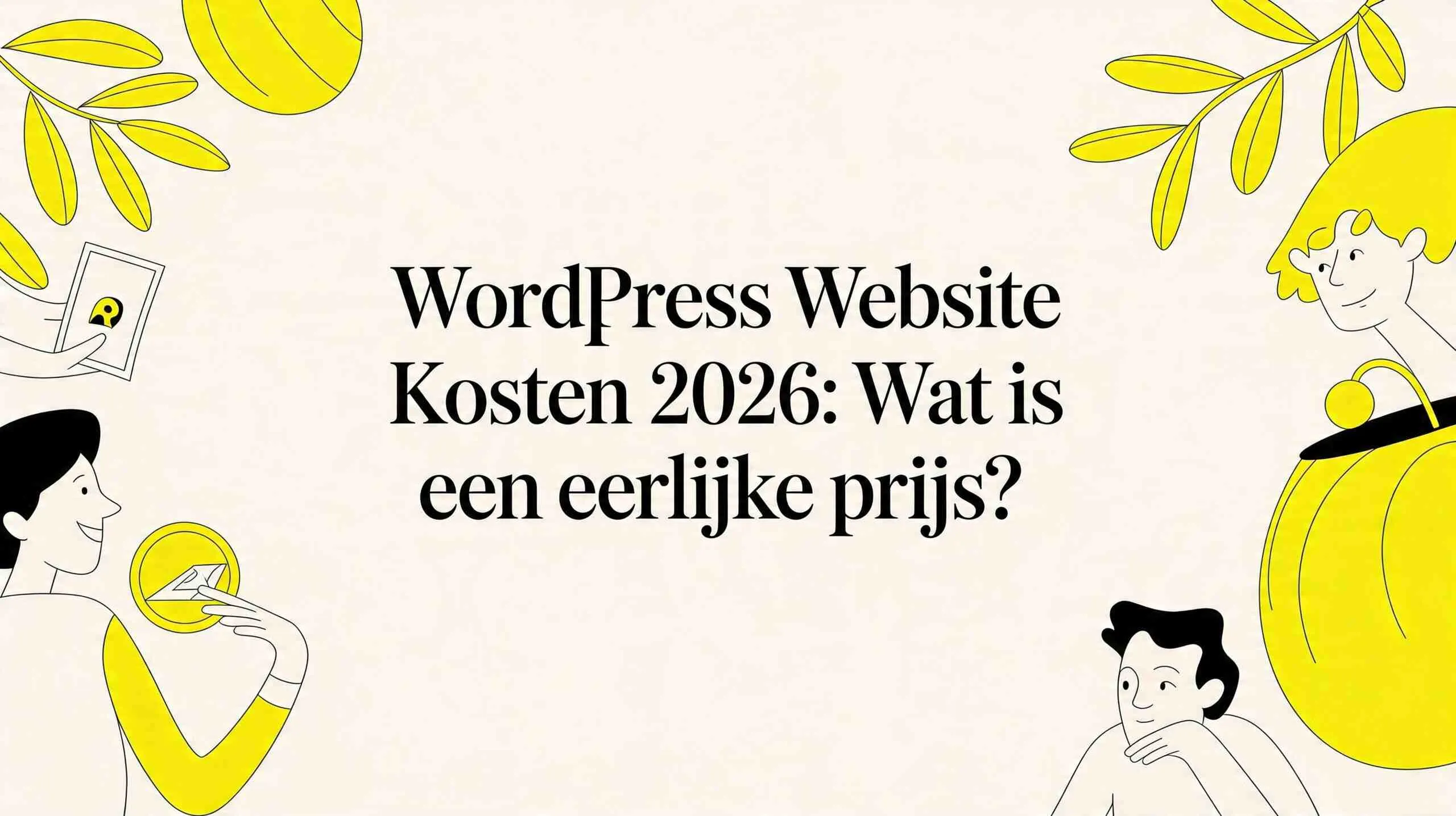 WordPress Website Kosten 2026: Wat is een Eerlijke Prijs?