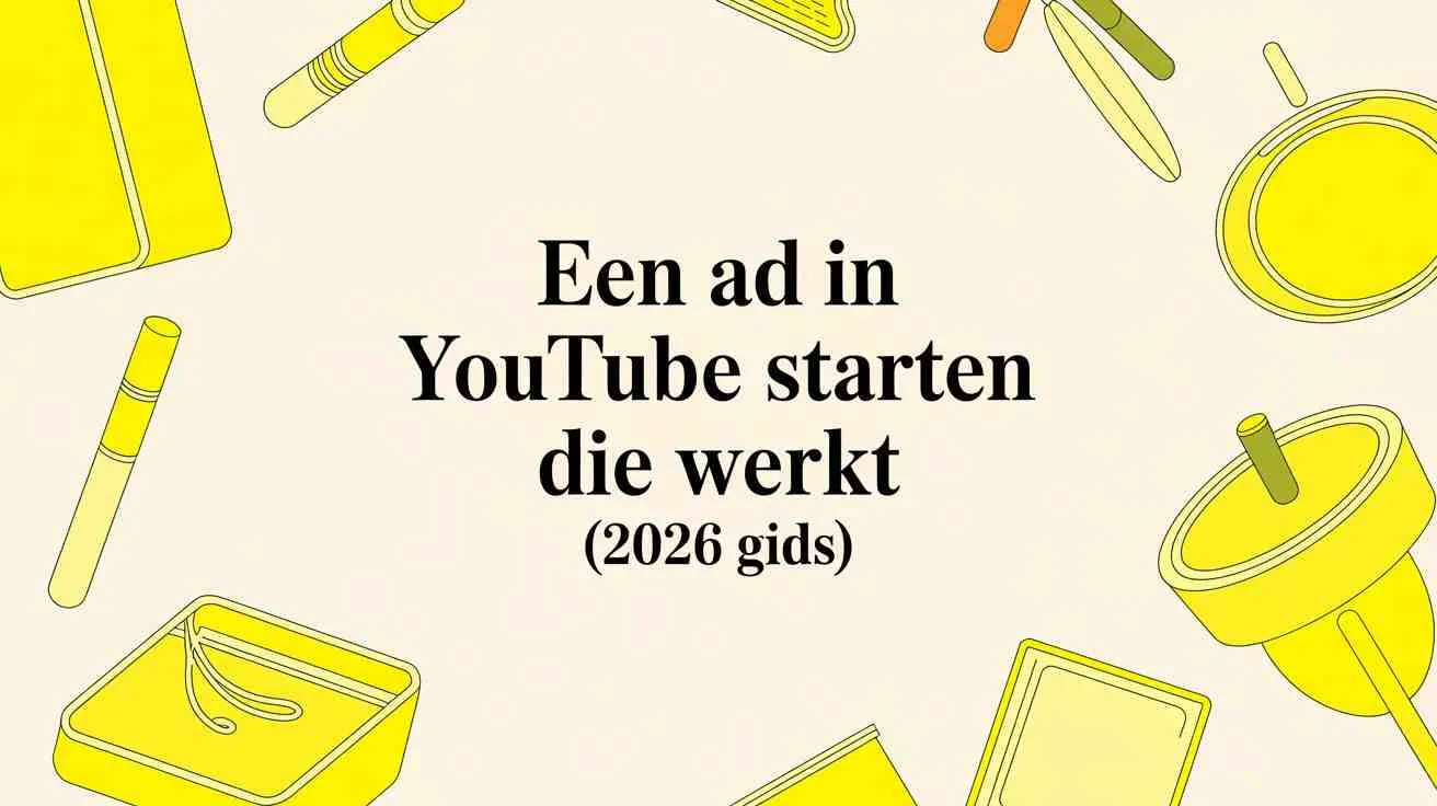 Een ad in YouTube starten die werkt (2026 Gids)