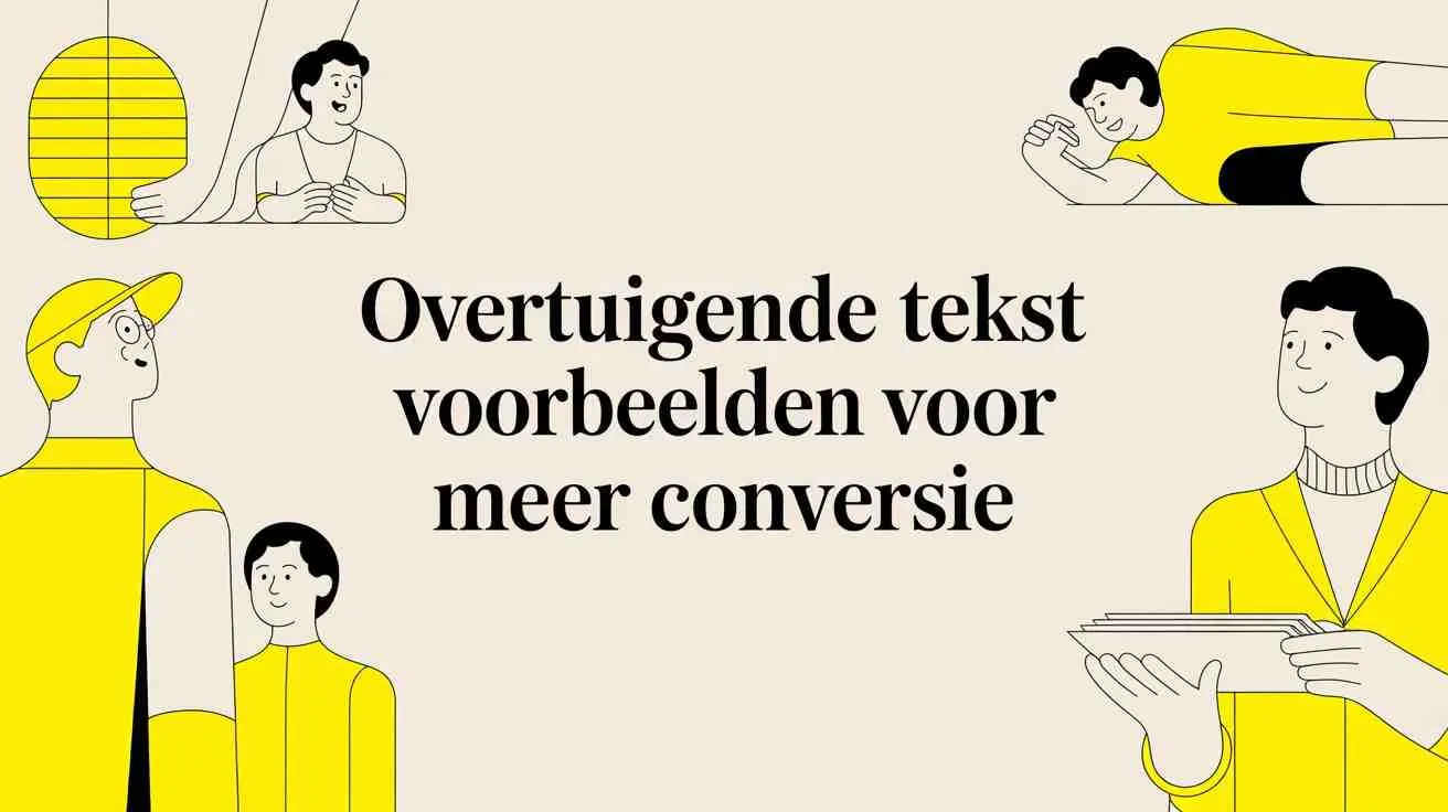 Overtuigende tekst voorbeelden voor meer conversie