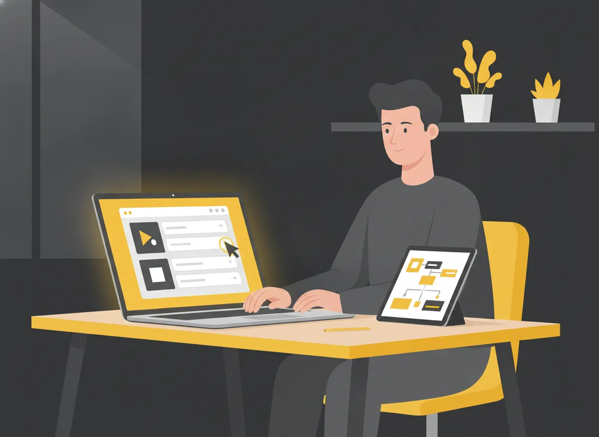 Ondernemer vult aangepaste productvelden in op een WordPress-webshop