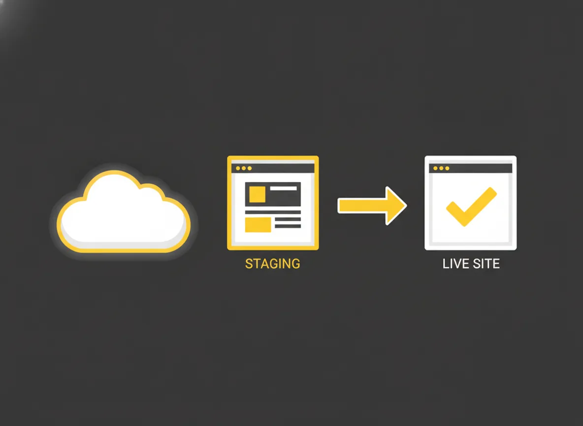 Stappenplan voor veilig WordPress onderhoud met back-up, staging en controle